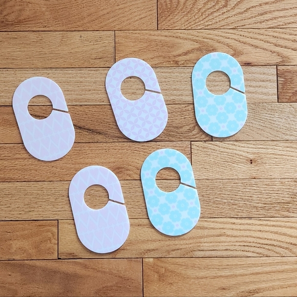 5 pack closet size dividers for baby clothes sorting - Picture 1 of 2